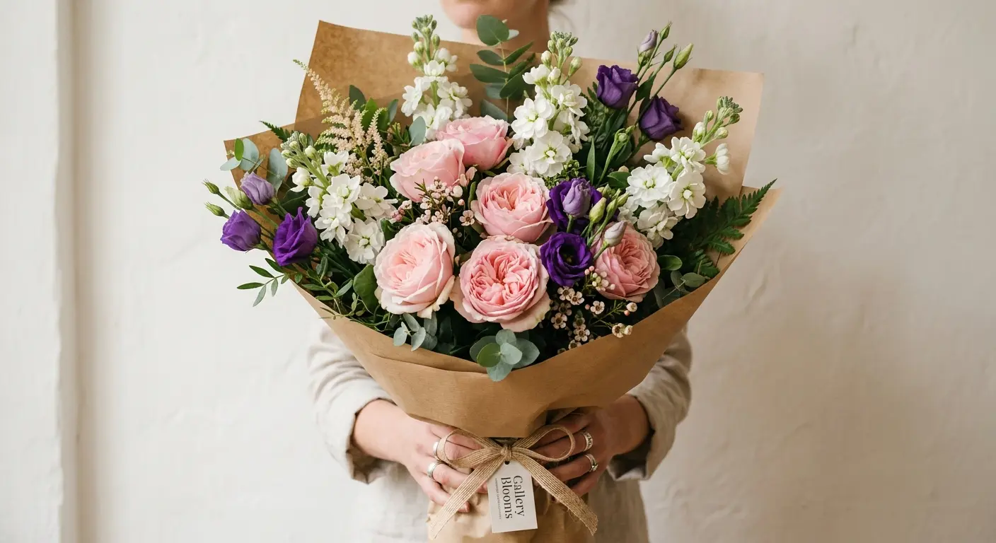 Hand-tied gift bouquet