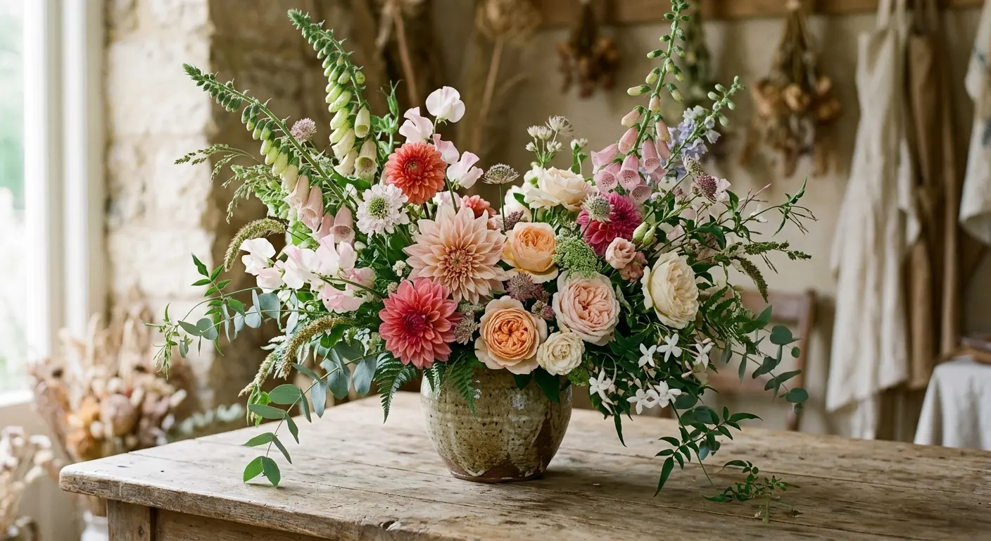 Bespoke seasonal flower arrangement