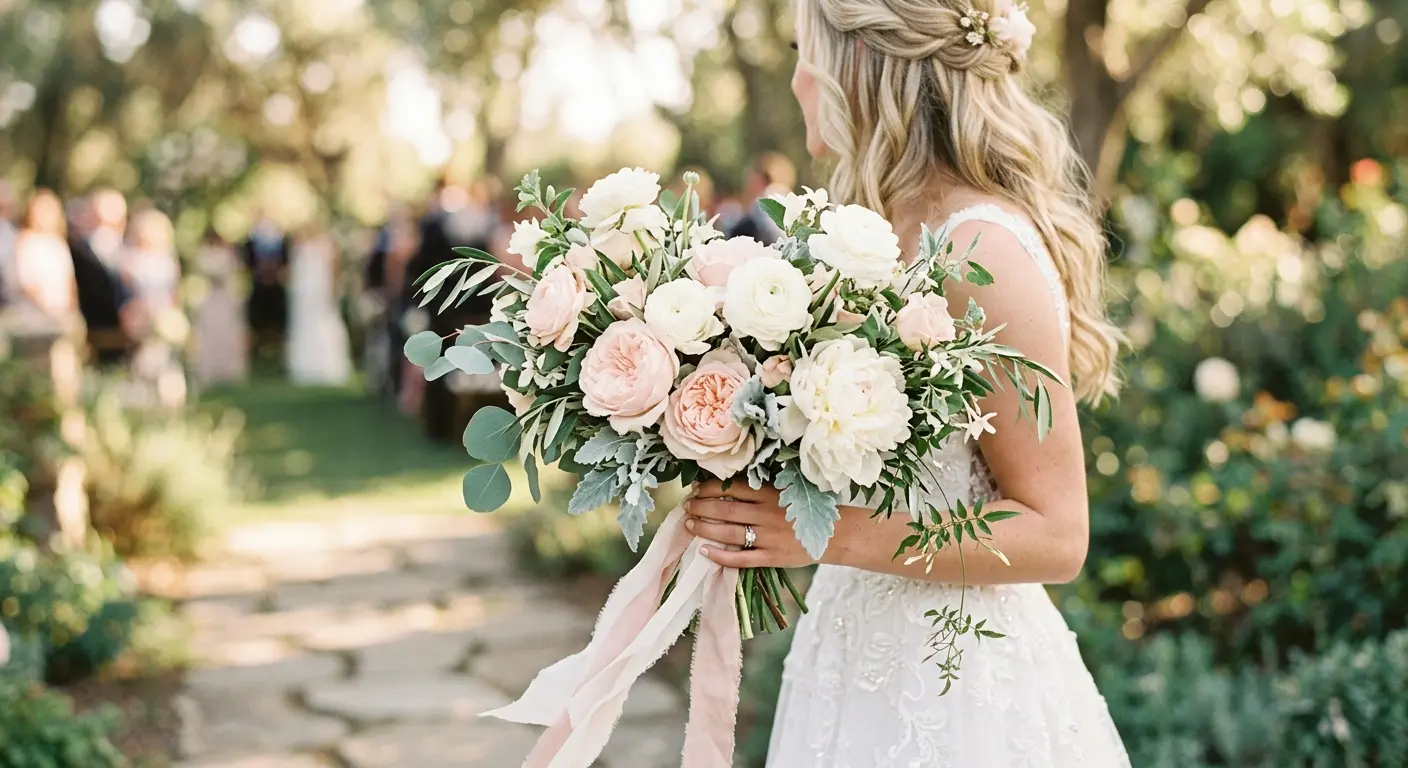 Wedding bridal bouquet
